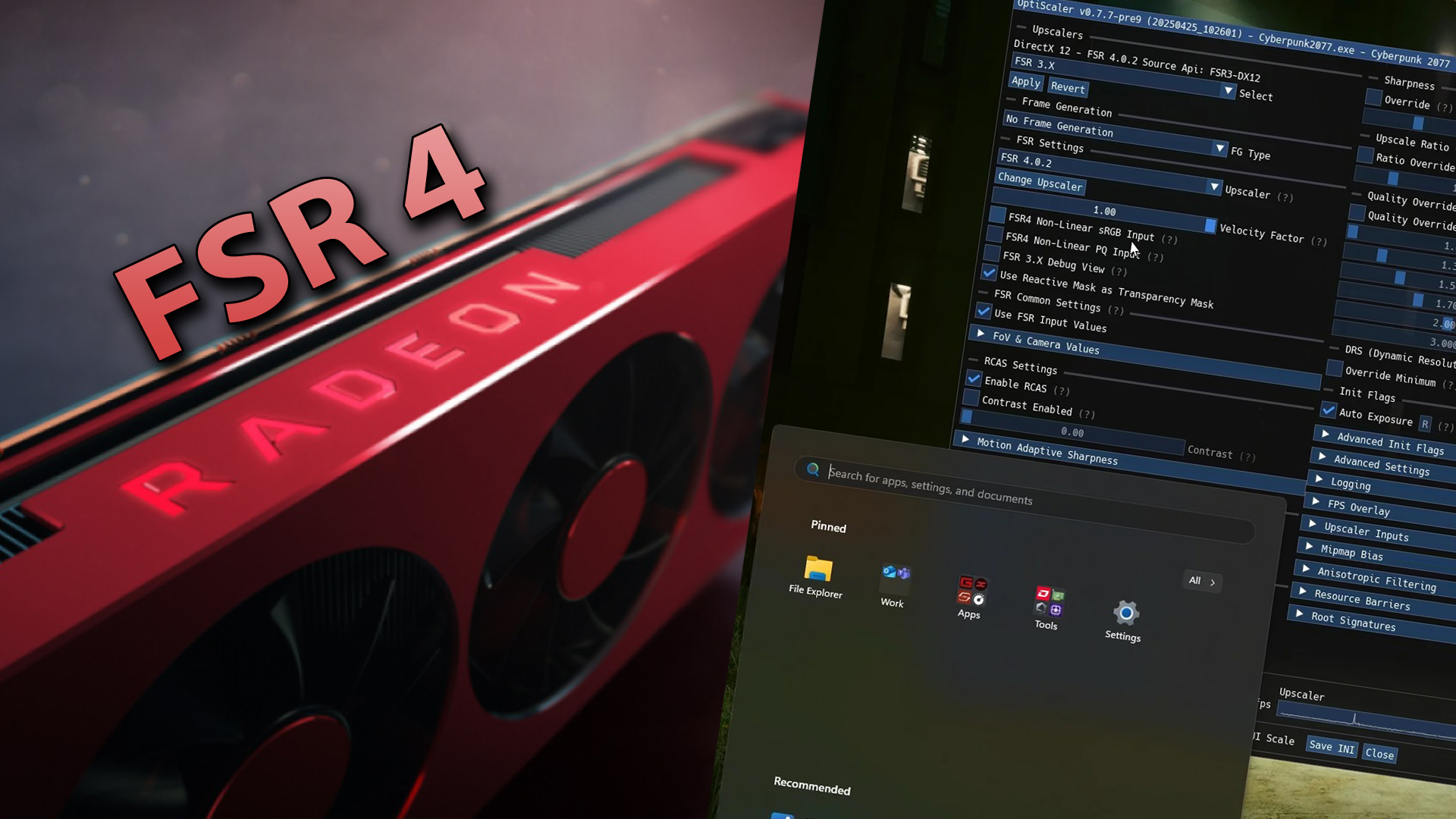 Случайно опубликованные в сети файлы AMD позволяют включить FSR 4 на видеокартах RDNA 2 и RTX 30